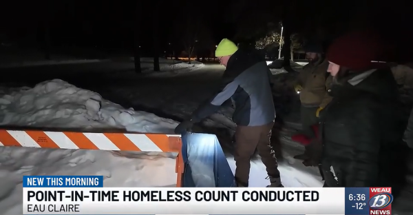 Volunteers Conduct Point-in-Time Homeless Count Photo