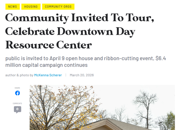 Community Invited to Tour, Celebrate Downtown Day Resource Center Photo